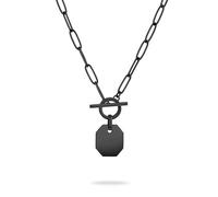 Liebeskind Collier Berlin de 45 cm en acier inoxydable avec fermoir en T, 45 cm, Acier inoxydable, Pas de gemme
