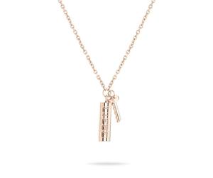 Liebeskind Collier en acier inoxydable avec pendentif Love de Berlin, 45 cm, Acier inoxydable, Pas de gemme