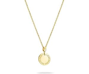 Liebeskind Collier LJ-1226-N-45 IP Or, 45 cm, Acier inoxydable, Pas de gemme