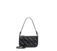 LIEBESKIND BERLIN Cuir sac à épaule bandoulière Monogram Crossbody Black noir