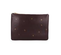 Liebeskind Dancing Letters Trousse de toilette Cuir 21 cm rouge
