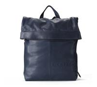 Liebeskind Elvira Daypack Cuir véritable 66 cm Compartiment ordinateur bleu