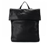 Liebeskind Elvira Daypack Cuir véritable 66 cm Compartiment ordinateur noir