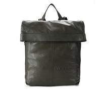 Liebeskind Elvira Daypack Cuir véritable 66 cm Compartiment ordinateur vert