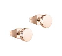 LIEBESKIND LJ-0485-E-05 Clous D’oreilles Pour Femme En Acier Inoxydable Rose, Or Rose (placage Ionique), Taille Unique