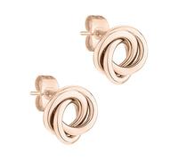 LIEBESKIND LJ-1050-E-12 Clous D’oreilles, Or Rose (Placage Ionique)