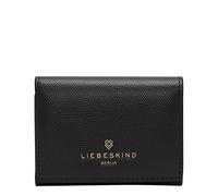 Liebeskind Louisa, Portefeuille S Femme, Black Gold, S (HxBxT 8.5cm x 11cm x 2cm)
