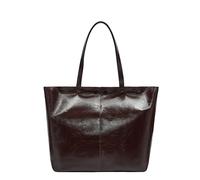 Liebeskind Shopper L Rive Paper Touch Crinkle, Sac de Courses Femmes, Bordeaux