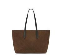 Liebeskind Shopper M Monogram Suede, Sac de Courses Femmes, Safari
