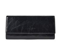 Liebeskind Valentina Porte-monnaie Protection RFID Cuir véritable 19 cm noir