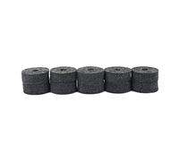 LiebeWH 10 Pièces Tampons en Feutre de Cymbale Manchons de Support de Cymbale de Tambour en Feutre 40 Mm OD 10 Mm ID 15 de Hauteur pour le Remplacement du Kit de Batterie de Jazz, Pratique de (GREY)
