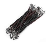 LiebeWH 20 Pièces Pinces à Cheveux Crochets de Queue de Cheval pour Femmes, Attaches de Cheveux élastiques Supports de Queue de Cheval pour Crépus Moelleux, Accessoire de Crochet en Métal, Crochet