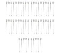 LiebeWH 50 Pièces Crochet de Panneau de Fente 20cm 3.3mm Crochets de Mur de Latte Crochet de Suspension de Mur de Latte D'alliage D'aluminium pour L'organisation de Garage au Détail