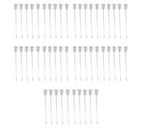 LiebeWH 50 Pièces Crochet de Panneau de Fente 20cm 3.3mm Crochets de Mur de Latte Crochet de Suspension de Mur de Latte D'alliage D'aluminium pour L'organisation de Garage au Détail