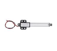 LiebeWH Actionneur Linéaire 24 V DC, Poussée 50 N, Course 75 Mm, Aluminium, Protection IPX4, pour Diverses Applications, Vérins Télescopiques, Pinces Robot