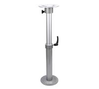 LiebeWH Base de Support Réglable en Alliage d'aluminium pour Socle de Table de Camping-Car avec Réglage Infini de la Hauteur de 450 Mm à 740 Mm pour Pont de Quai Flottant de Bateau de Camping-Car