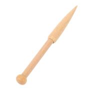 LiebeWH Bâton de Canette en Bois, Aiguille à Tricoter en Bois de Hêtre de qualité Supérieure, Outil Artisanal Multifonctionnel pour Tricoter des Pulls et des Tapisseries, Longueur 17,8 Cm