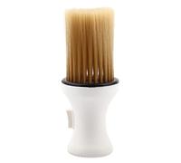 LiebeWH Brosse de Nettoyage de Cheveux, Plumeau Doux pour le Cou, Outil de Salon de Distribution de Poudre Lisse pour les Professionnels de la Coiffure et un Usage Domestique, Noir 5,7x1,8 Pouces