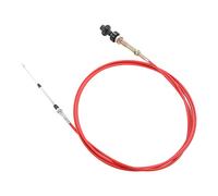 LiebeWH Câble de Commande d'accélérateur pour Excavatrice, Matériau PU de 5,56 M avec Connecteur en Acier Inoxydable pour Camion Malaxeur Robuste, Ensemble d'accélérateur Durable et Résistant aux