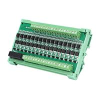 LiebeWH Carte Amplificateur PLC 16 Canaux, Module de Relais d'isolation Photoélectrique, Entrée NPN Sortie NPN 12 à 36 V DC, Réponse Rapide, Charge 5 A, pour Contrôle d'automatisation Industrielle
