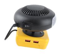 LiebeWH Chauffage D'appoint sans Fil 200W, 2 Niveaux Réglables, Rotation 360°, Batterie Li-ion Intégrée, Compatible avec