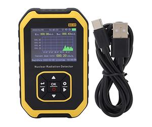 LiebeWH Compteur Geiger Dosimètre de Rayonnement β γ X Ray Radiation Monitor Surveillance avec Temps Réel Compteur pour Carreaux de Marbre