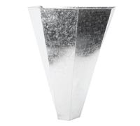 LiebeWH Cône de Retenue de Volaille Moyen, Cône de Mise à Mort de Poulet en Acier allié avec Conception à Dos Plat, Facile à Nettoyer, pour Poulets, Oiseaux, Dindes jusqu'à 8 Livres