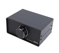 LiebeWH Convertisseur de Son équilibré à 3 Voies, Séparateur Passif D'interface XLR pour le Mélange de Musique Professionnel, Alliage D'aluminium 5,8x4,1x2,7 Pouces