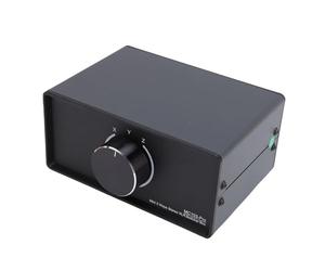 LiebeWH Convertisseur de Son équilibré à 3 Voies, Séparateur Passif D'interface XLR pour le Mélange de Musique Professionnel, Alliage D'aluminium 5,8x4,1x2,7 Pouces