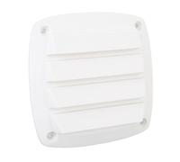 LiebeWH Couvercle de Grille en Plastique de 4 Pouces, Persienne de Ventilation pour Camping-car, pour un Flux d'air Optimal, Sortie de Ventilation Résistante aux Intempéries pour Bateau Marin de