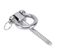 LiebeWH Crochets de Balançoire Robustes en Acier Inoxydable, Rotation à 180 Degrés, Silencieux, avec Clip de Connexion Rapide intégré, pour Balançoires, Hamacs, Yoga, 1500lb