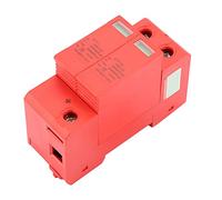 LiebeWH Dispositif de Protection Contre Les Surtensions DC1000V, Parafoudre Basse Tension Ignifuge PC 2P 40KA, Installation de Rail de Guidage, Assemblage Amovible, pour la Protection du Système