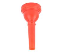 LiebeWH Embouchure de Trombone Petite Tige Embouchure de Trombone ABS Buse Amovible Conception à Lèvres Arrondies Légère Adaptée à la Plupart des Trombones Étudiants Débutants Pratique (rouge)