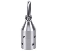 LiebeWH Extracteur de Câble électrique Robuste, Force de Traction de 4 000 Lb, Fixation de Traction de Fil avec Anneau en D et 4 Rainures pour Fil de Cuivre et D'aluminium de 3/0 à 350 MCM
