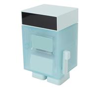 LiebeWH Machine de Sélection de Réponses, Veilleuse à Manivelle en ABS avec écran Matriciel, Batterie 1200 MAh, 10 Images d'animation, Décoration de Bureau pour Bureau, Maison, d'étude (Cyan)
