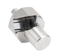 LiebeWH Outil D'alésoir de Chanfrein de Trou de Chien D'établi de 20 Mm, Outil de Finition Poli en Acier allié pour le Travail du Bois avec Tige Hexagonale de 0,35 Pouces pour les