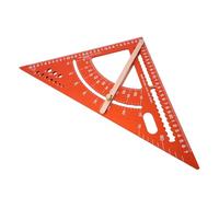 LiebeWH Outil de Disposition de Règle Triangulaire Réglable Carrée en Alliage D'aluminium avec Tige de Positionnement D'angle et Rapporteur pour une Mesure Précise du Cadre de Travail du