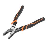 LiebeWH Pince à Fil, Acier au Chrome Vanadium, Pince à Nez Plat avec Poignée Recouverte de Caoutchouc PVC pour la Maintenance des Installations électroniques Mécaniques