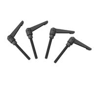 LiebeWH Poignée de Fixation Réglable Levier de Serrage Universel Bouton Poussoir en Acier Inoxydable Goujon fileté à Cliquet pour Machines d'emballage Équipement d' sur Bois (Longueur de vis 25MM)