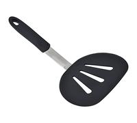 LiebeWH Spatule Ronde Large en Silicone, Support Flexible en Acier Inoxydable, Poignée Ergonomique Antidérapante, Passe au Lave-vaisselle pour les Crêpes, les œufs, Ustensiles de Cuisine Antiadhésifs