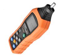 LiebeWH Tachymètre Numérique ABS Type de Contact RPM Compteur 50 Tr/Min à 19999 Tr/Min Écran LCD rétroéclairé Maintien des Données Moyennes pour les Techniciens de Mesure de la Vitesse du Moteur