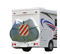 liebfit Housse de vélo Housse de Protection pour vélo Sac de Panneau d'avertissement avec kit de Fixation pour Panneau d'avertissement de Camping-Car Taille XXL 2-3 vélos