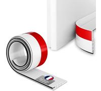 LIEBHEIM Boudin Porte - Joint Porte - Boudin Porte Isolant - Bas de Porte Isolant - Isolation Porte D'entrée - Joint Porte Entree - Rideau Thermique Isolant Anti Froid et Chaleur - 2 pièces - blanches