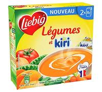 LIEBIG - Doux Plaisirs Légumes Et Kiri Briques 600Ml - Lot De 2 - meilleure offre