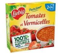 LIEBIG - Pasta Soup' Duo De Tomates Et Légumes Et Pâtes 2X30Cl - Lot De 4 - livraison offerte