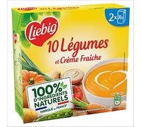 Liebig Soupe 10 Légumes & Crème Fraiche 2 x 30cl