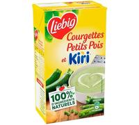 LIEBIG Soupe courgettes, petits pois et kiri 1 L