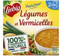 Liebig Soupe légumes & vermicelles - Les 2 briques de 30cl