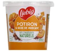 Liebig Soupe potiron et noix de muscade. Sans colorant, sans conservateur et dans exhausteur de goût. Végan. - Le pot de 350g