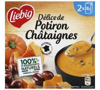 Liebig soupe potiron français & châtaignes 2x 30cl